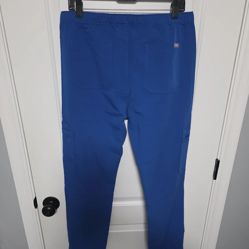Figs Cairo Cargo Pants Scrubs Blue Medium NWT!
